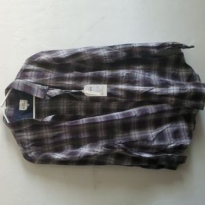 Ben Sherman plaid button down 2XL Brand new
